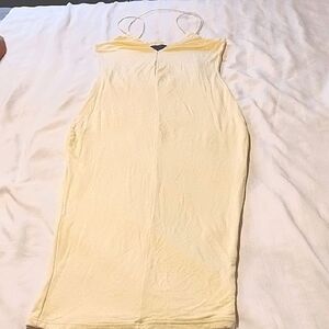 Jluxlabel Womans Cream V Neck Sleeveless Midi Dress, Size: M